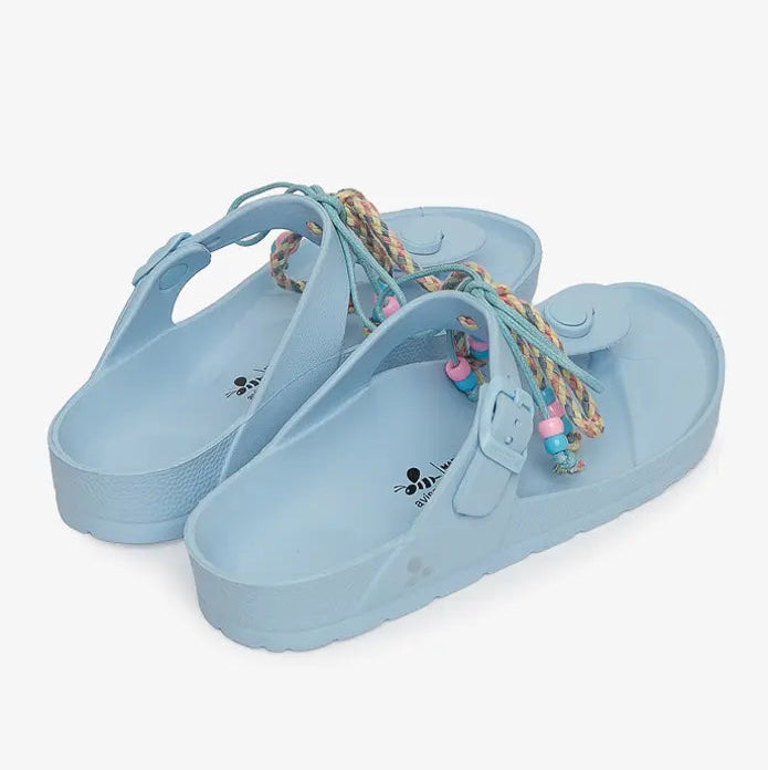 Sandalia Daisy Boho Celeste