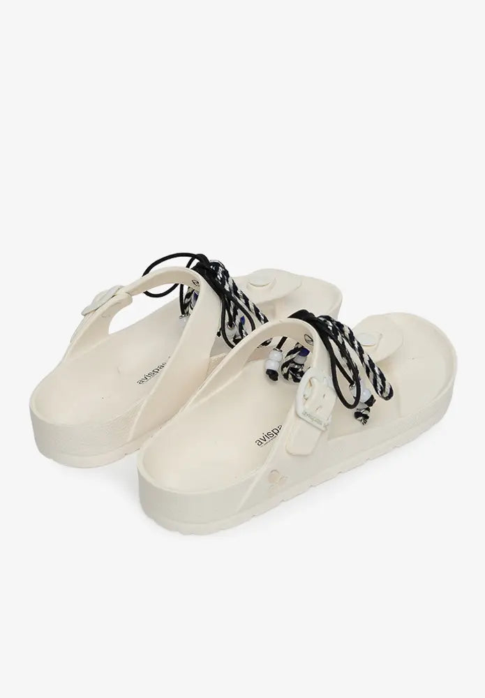 Sandalia Daisy Boho Blanco