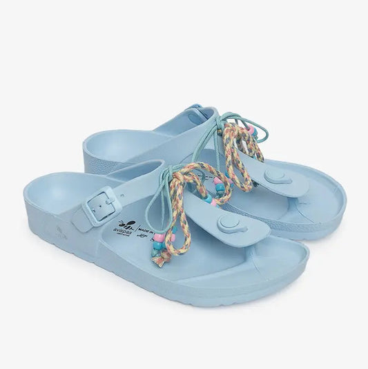 Sandalia Daisy Boho Celeste