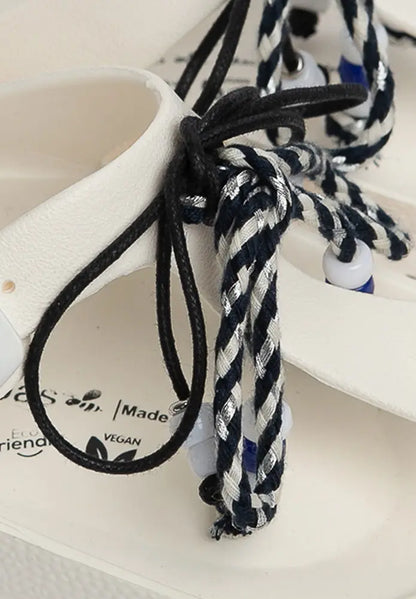 Sandalia Daisy Boho Blanco