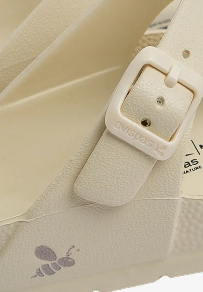 Sandalia Daisy Bone White