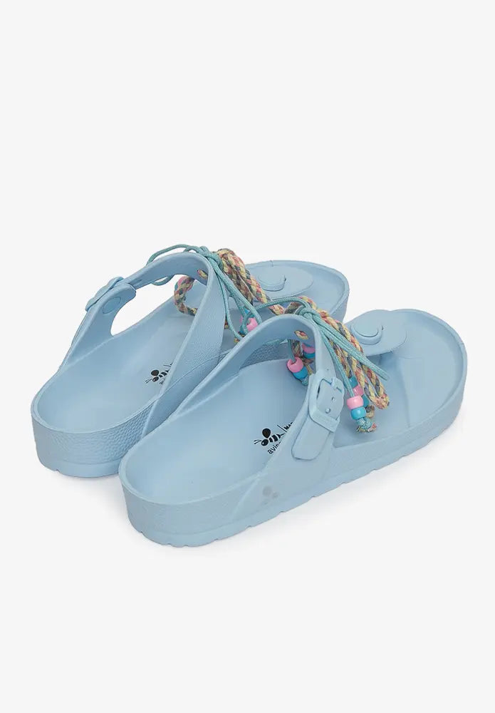 Sandalia Daisy Boho Celeste