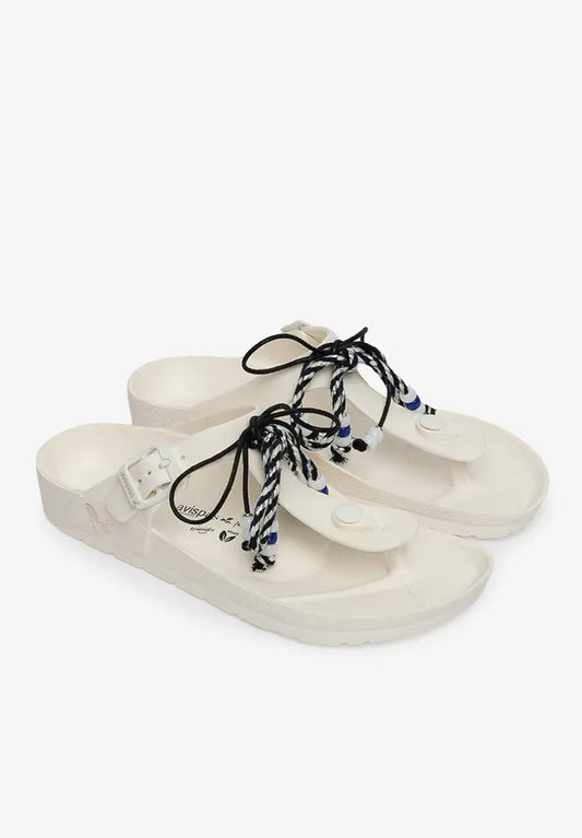 Sandalia Daisy Boho Blanco
