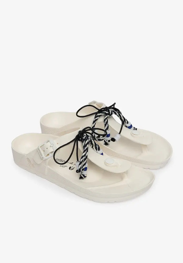 Sandalia Daisy Boho Blanco