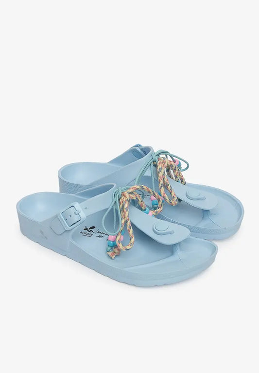 Sandalia Daisy Boho Celeste