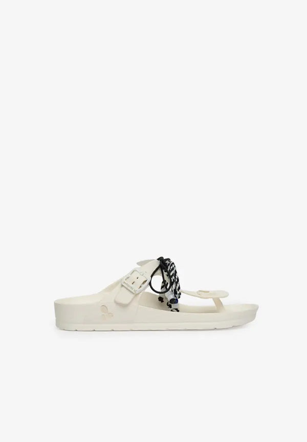 Sandalia Daisy Boho Blanco