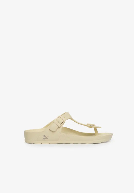 Sandalia Daisy Bone White