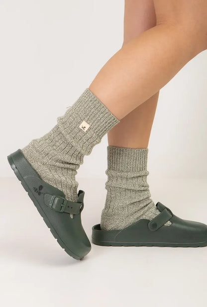 Zueco Simson Sock Kaki Dark