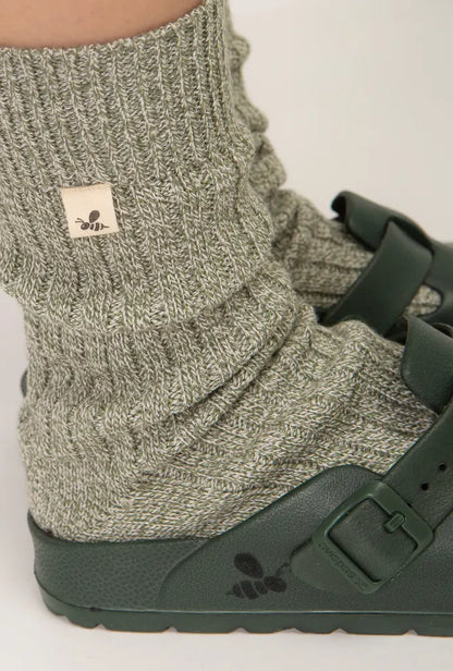 Zueco Simson Sock Kaki Dark