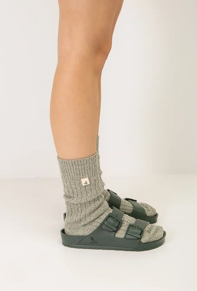 Sandalia Coachella Kaki Dark