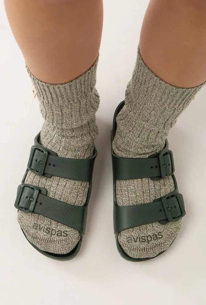 Sandalia Coachella Kaki Dark